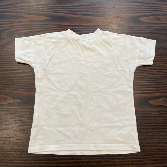 Oliver & Rain White Graphic T-Shirt with Blue Octopus 
Size: 5T - Picture 2 of 5